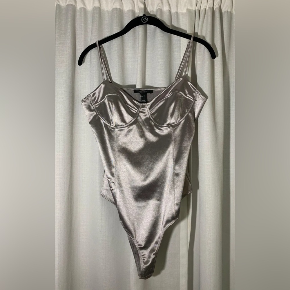 Forever 21 Metallic Bodysuit